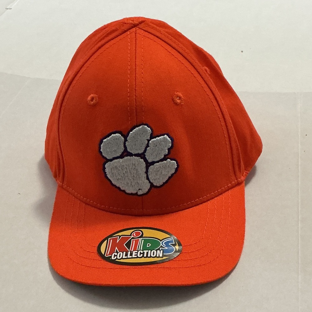 Kids Collection Orange Hat with Paw Design